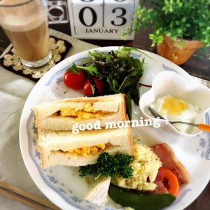 時間があるときは、ゴージャスな朝ごはんでテンションあげます