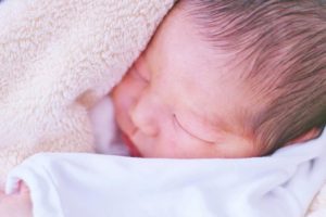 上の子の立会い出産の末生まれた赤ちゃん