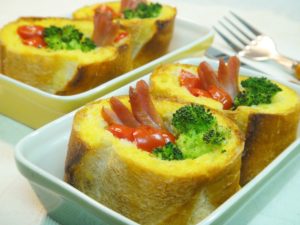 子供が喜ぶ夏休みレシピ！キッシュ風フレンチトースト