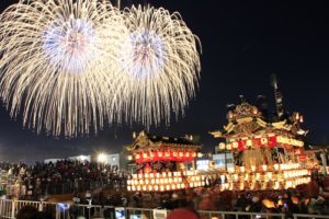 秩父夜祭2017（有料観覧席から）