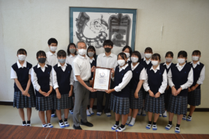 埼玉県立岩槻高等学校ギネス世界記録認定