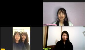オンライン座談会のスクリーンショット