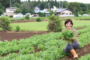 パクチー生産者立川あゆみさん