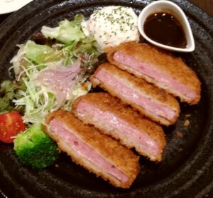 ハムカツプレート
