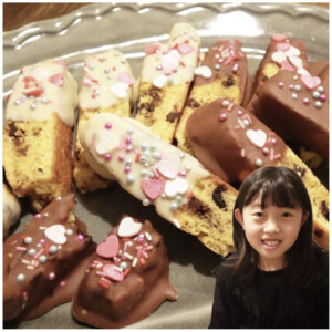 バレンタインにおすすめ♡チョコレートがけビスコッティの作り方