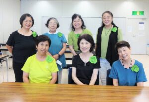朗読の会「もえぎ」の皆さん