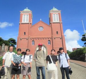 長崎の浦上天主堂にて
