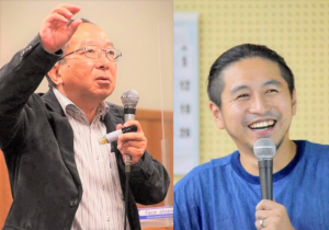 三好春樹さん（左）と小林敏志さん
