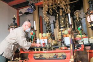 【守谷市指定文化財】正安寺の寅薬師如来。12年に1度、寅年にご開帳