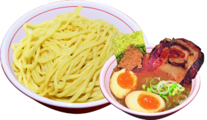 大古洞の「魚介つけ麺」もちもち太麺と魚介スープの相性抜群！