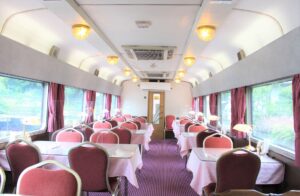 寝台特急「北斗星」の食堂車「グランシャリオ」