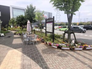 フラワーロード設置後