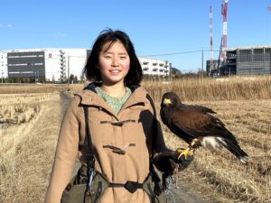 ハリスホークの紅子（くこ）と風音さん