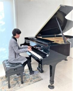 吉田蒼空馬さん グランドピアノ ピアノ演奏