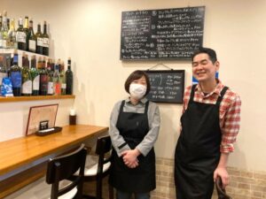 欧風料理とワイン「ビストロ　ル・セーフ」　鹿谷洋さん・里佳さんご夫妻