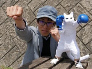 市川市展で美術会賞受賞！クリエイター マークン・ネコガスキーさん