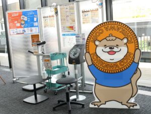 市川市役所2階　Arucoのコーナー