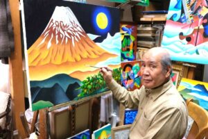 【富里市】アートを身近に「生命」を描く洋画家 萩原譲治さん