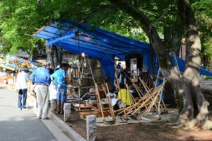2018年の農具市 葛飾八幡宮
