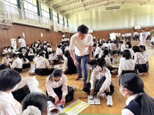 柏の葉アクアテラス 文化祭の様子 外部講師の特別授業