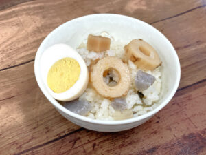 コンビニアレンジレシピ おでん 炊き込みご飯