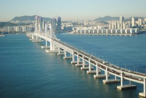 海雲台の自動車専用橋